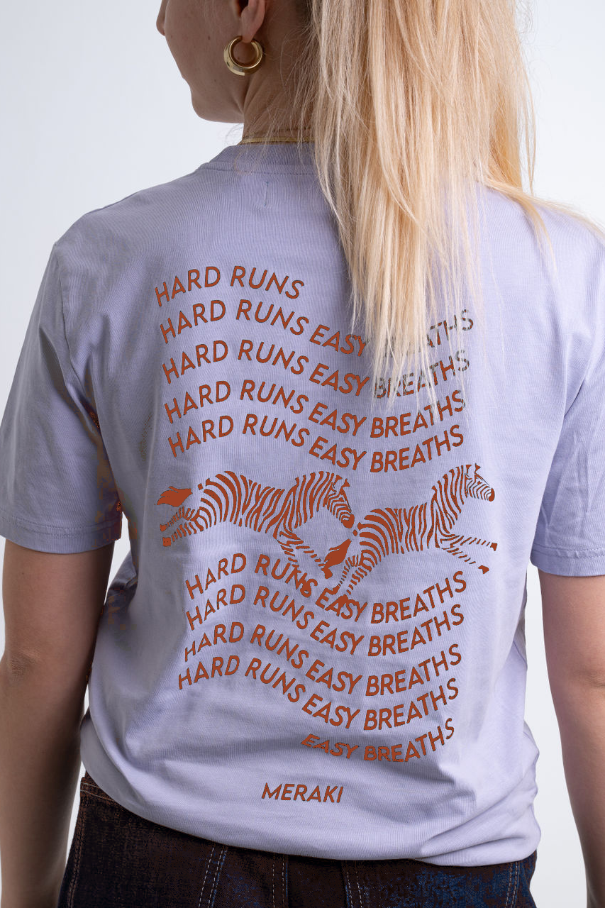 Zebra Run / lavender